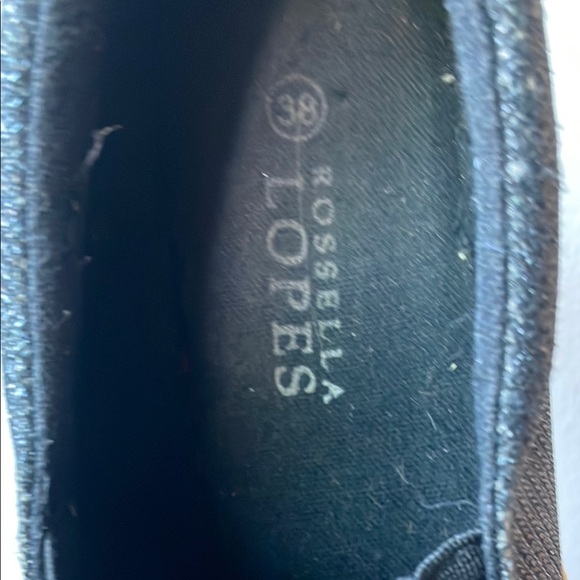 Rossella Lopes Distressed Slip-On Espadrille Sneakers Size 7 - Picture 9 of 13